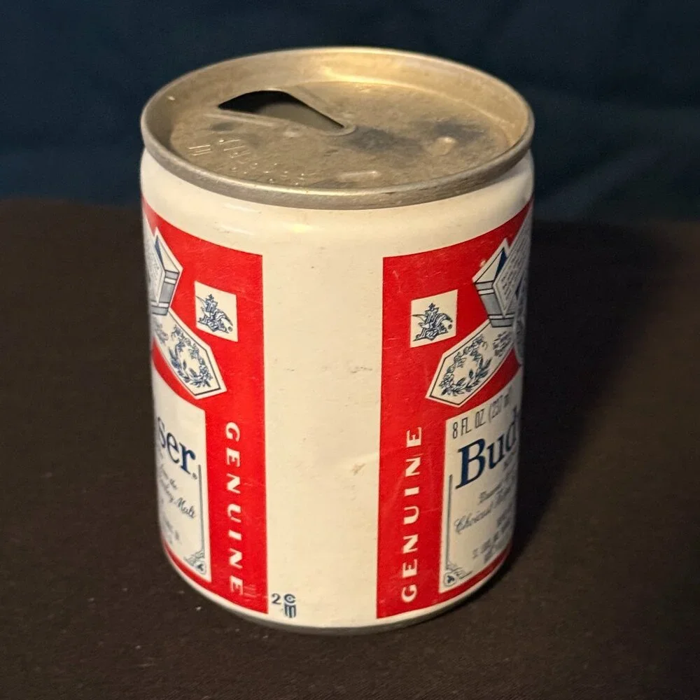 Budweiser Vintage beer can - 8oz